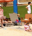 Exclusive... Another Day On The Beach For Hot Hollywood Couple Jessica Alba And Cash Warren
