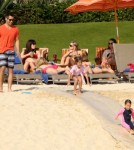 Exclusive... Another Day On The Beach For Hot Hollywood Couple Jessica Alba And Cash Warren