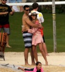 Exclusive... Another Day On The Beach For Hot Hollywood Couple Jessica Alba And Cash Warren