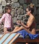 Semi-Exclusive... Jessica Alba Soaks Up The Sun In Cabo With Her Daughters
