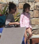 Semi-Exclusive... Jessica Alba Soaks Up The Sun In Cabo With Her Daughters