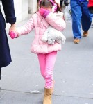 Katie Holmes Takes Suri To Her Play