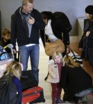 Kevin Costner takes his family to Paris