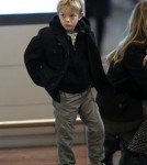 Kevin Costner takes his family to Paris