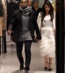Kanye West Takes Pregnant Kim Kardashian Shopping in Paris