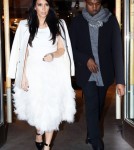 Kanye West Takes Pregnant Kim Kardashian Shopping in Paris
