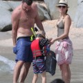 Naomi Watts & Liev Schreiber Take A Morning Swim