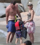 Naomi Watts & Liev Schreiber Take A Morning Swim