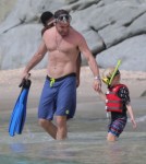 Naomi Watts & Liev Schreiber Take A Morning Swim