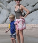 Naomi Watts & Liev Schreiber Take A Morning Swim