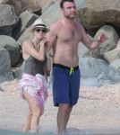 Naomi Watts & Liev Schreiber Take A Morning Swim