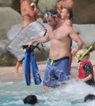 Naomi Watts & Liev Schreiber Take A Morning Swim