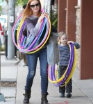 Marcia Cross Shops For Hula Hoops WIth Her Daughter