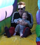 Mark McGrath Takes His Family To The Farmers Market In Studio City