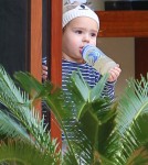 Exclusive... Miranda Kerr & Flynn Enjoy A Day On The Beach