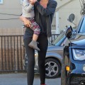 Exclusive... Miranda Kerr And Son Flynn At A Gym In Beverly Hills