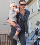 Exclusive... Miranda Kerr And Son Flynn At A Gym In Beverly Hills