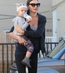 Exclusive... Miranda Kerr And Son Flynn At A Gym In Beverly Hills