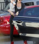 Exclusive... Miranda Kerr And Son Flynn At A Gym In Beverly Hills