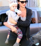 Exclusive... Miranda Kerr And Son Flynn At A Gym In Beverly Hills
