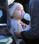 Exclusive... Miranda Kerr And Son Flynn At A Gym In Beverly Hills