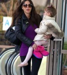Oksana Grigorieva Takes Daughter Lucia To Ballet Class
