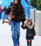 Padma Lakshmi Takes Her Daughter Krishna Out To Ride Her Tricycle