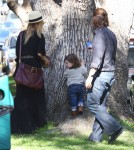 Rachel Zoe Spends The Day Out And About With Her Family