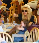 Rachel Zoe Spends The Day Out And About With Her Family