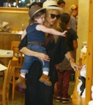 Rachel Zoe Spends The Day Out And About With Her Family