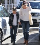Reese Witherspoon Grabs Food With Her Son