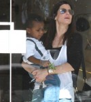 Sandra Bullock & Louis Shop For Lights