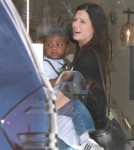 Sandra Bullock & Louis Shop For Lights