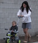 Exclusive... Selma Blair Frolics With Her Son Arthur At The Park