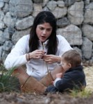 Exclusive... Selma Blair Frolics With Her Son Arthur At The Park