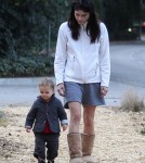 Exclusive... Selma Blair Frolics With Her Son Arthur At The Park