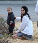 Exclusive... Selma Blair Frolics With Her Son Arthur At The Park