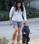 Exclusive... Selma Blair Frolics With Her Son Arthur At The Park
