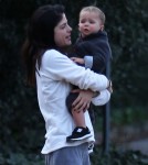 Exclusive... Selma Blair Frolics With Her Son Arthur At The Park