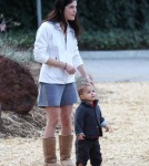 Exclusive... Selma Blair Frolics With Her Son Arthur At The Park
