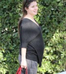 Pregnant Shiri Appleby Leaving The Urth Caffe
