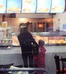 Victoria Beckham & Cruz Feast On Fish & Chips