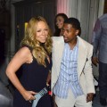 Mariah Carey and Nick Cannon Attend the 2012 Project Canvas Exhibition and Art Gala