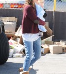 Jennifer Garner And Son Samuel Spend The Day Together In Brentwood
