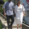 Kim & Kanye Continue Their Shantytown Tours With Will Smith