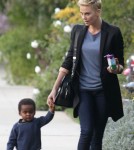 Semi-Exclusive... Charlize Theron Takes Jackson To A Playdate