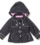 London Fog Polka Dot Kids Trench
