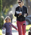 Alessandra Ambrosio & Anja Bond Over Breakfast