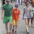 Harrison Ford, Calista Flockhart and son Liam Vacation in Rio