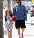 Semi-Exclusive... Christian Bale And His Family Dine At Kutsuya